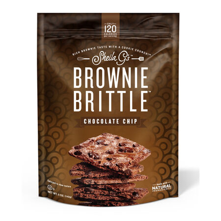 Sheila G's Chocolate Chip Brownie Brittle 5 oz Bagged