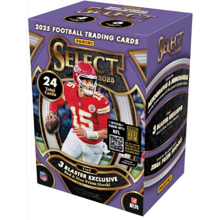 Panini 2025 Select Football Blaster Box Trading Cards