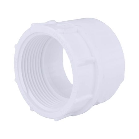 Charlotte Pipe Schedule 40 1-1/2 in. Hub X 1-1/2 in. D FPT PVC Pipe Adapter 1 pk