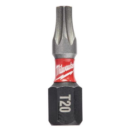 Milwaukee Shockwave Torx T20 X 1 in. L Impact Insert Bit Set Steel 15 pc