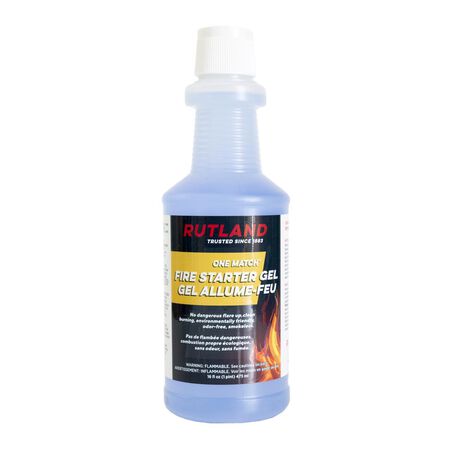 Rutland One Match Gelled Alcohol Fire Starter 10 min 16 oz