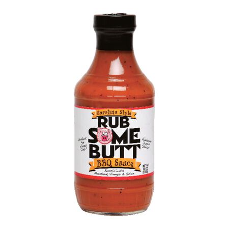 Rub Some Butt Mustard BBQ Sauce 18 oz