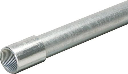 Allied Moulded 1-1/2 in. D X 10 ft. L Galvanized Steel Electrical Conduit For IMC