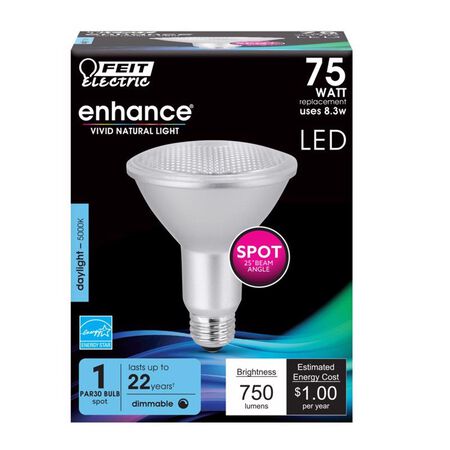 Feit Enhance PAR30 E26 (Medium) LED Bulb Daylight 75 Watt Equivalence 1 pk