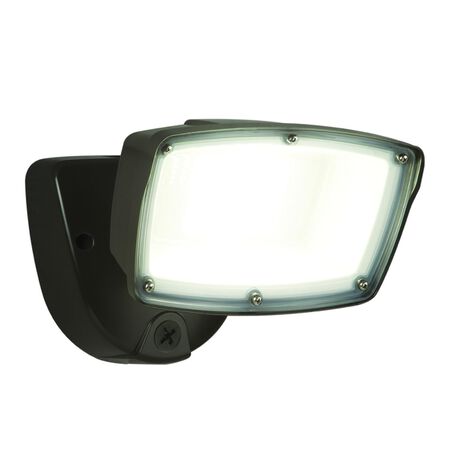 Halo Dusk To Dawn Hardwired Led Bronze Security Floodlight