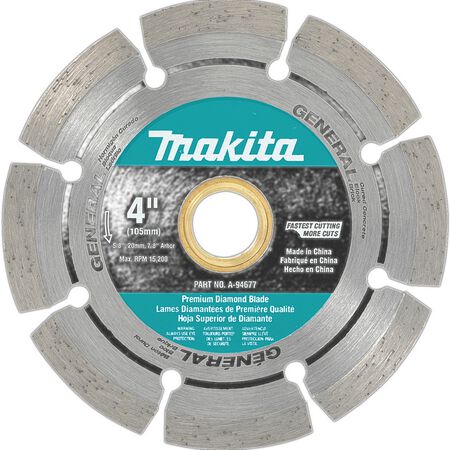 Blade Diamond Mak 4" Seg Gen/P