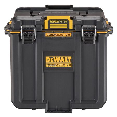 DEWALT ToughSystem 2.0 15.3 in. Deep Half Tool Box Black/Yellow