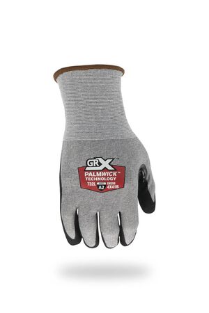 GRX Medium PalmWick Ansi A2 Nitrile Coated-Palm Glove