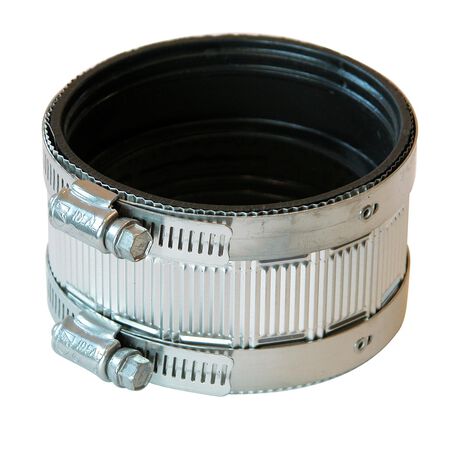 Fernco Schedule 40 3 in. 3 in. D PVC No Hub Coupling 1 pk