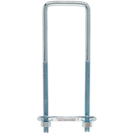 Hampton 5/16 in. X 2 in. W X 6-3/4 in. L Coarse Zinc-Plated Steel Square Bend U Bolt