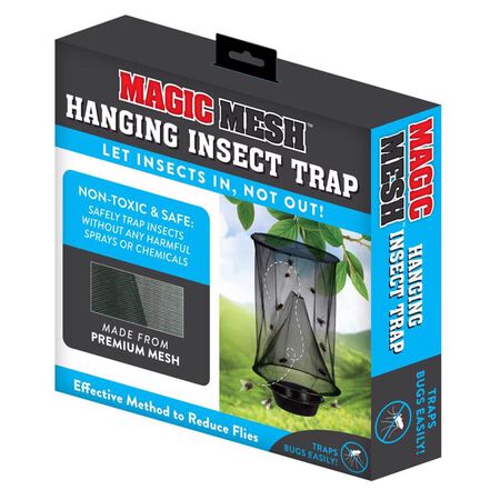 Magic Mesh Hanging Insect Trap Mesh/Plastic/Stainless 1 Pack