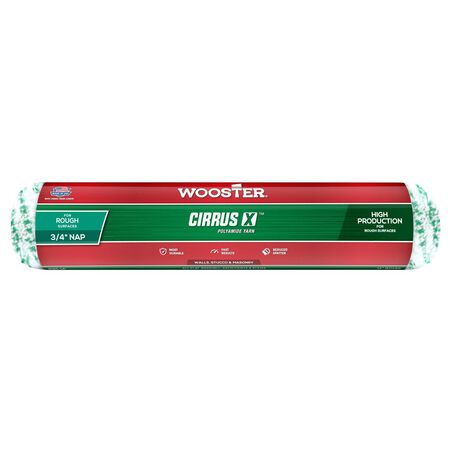Wooster Cirrus X Yarn 14 in. W X 3/4 in. Paint Roller Cover 1 pk
