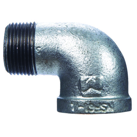 STZ Industries 1/2 in. FIP each X 1/2 in. D MIP Galvanized Malleable Iron 90 Degree Street Elbow