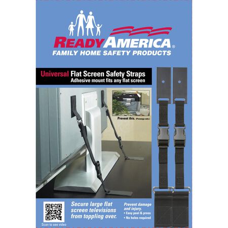 Ready America Ready America 10 in to 70 in. 150 lb. cap. Tiltable Flat Screen Safety Strap