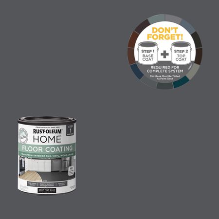 Rust-Oleum Home Dark Tint Base Water-Based Floor Coating Step 1 30.5 oz