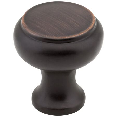 1-1/4" Diameter Cabinet Knob Brushed Oil Rubbed Bronze