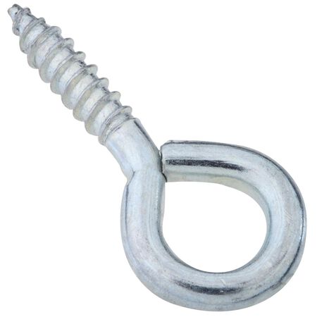 National Hardware 0.16 in. D X 1-17/32 in. L Zinc-Plated Steel Screw Eye 30 lb. cap. 5 pk