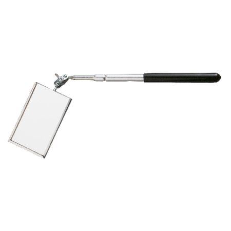 General 16 in. H Polished Chrome Silver Metal Inspection Mirror