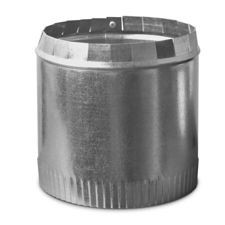 Imperial 6 in. D 30 Ga. Galvanized Steel Round Starting Collar