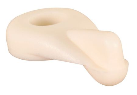 Prime-Line White Nylon Panel Clip For 1/16 in. 8 pk