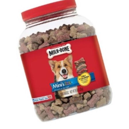 JM Smucker's MilkBone Beef, Chicken, and Bacon Biscuit For Dogs 36 oz 8.0 in. 1 pk