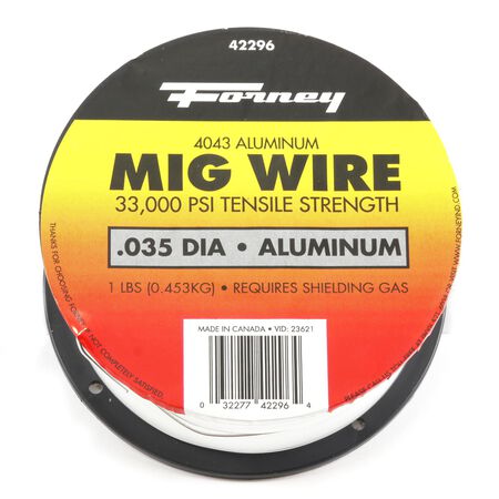 Forney 0.035 in. Aluminum MIG Welding Wire 33000 psi 1 lb