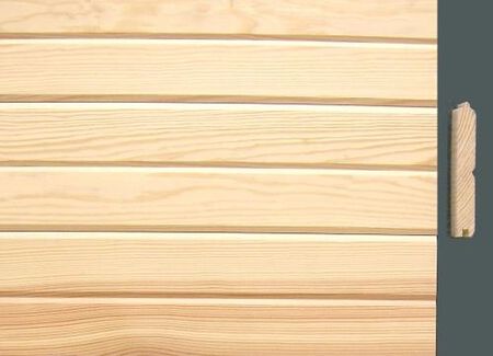 Pine Siding D - Grade #116 1" x 6" x 14'