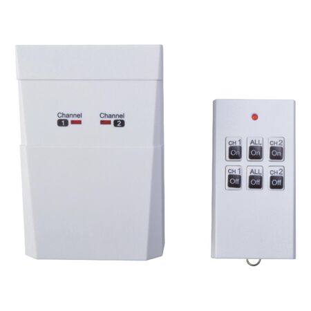 Woods Indoor Wireless Remote Control 125 V White