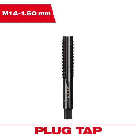 Milwaukee Metric M14x1.5 mm Straight Flute Plug Tap