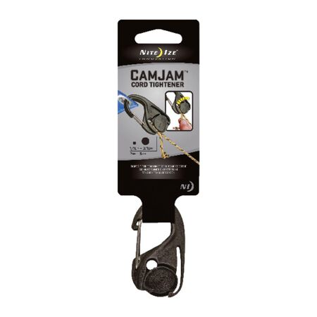 Nite Ize CamJam 2 in. L Black Twisted Plastic Tie-Down Rope