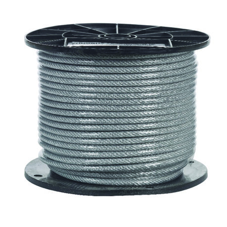 Campbell Chain Galvanized Steel Aircraft Cable 3/16 in. Dia. x 250 ft. L