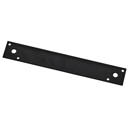 National Hardware 10 in. H X 1.5 in. W X 0.125 in. D Black Carbon Steel Flat Strap Brace