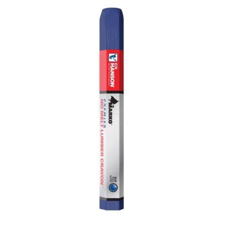 C.H. Hanson Premier No Melt 4.5 in. L Lumber Crayon Blue 1 pc
