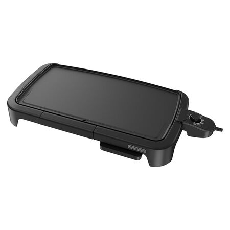 Black+Decker 22 in. L X 13 in. W Cast Aluminum Nonstick Surface Black Electric Griddle