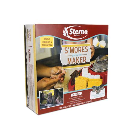 Sterno Smores Maker Red S'Mores Grill 14in. H x 3.37in. W x 14in. L 1 Pack