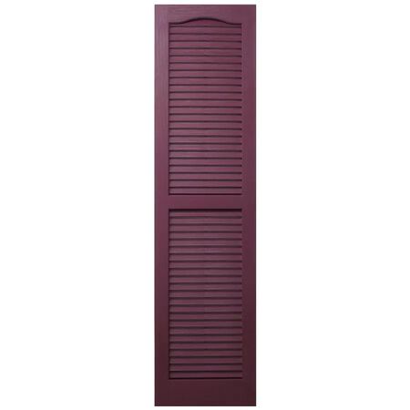 Shutter 15"x60" Louv Bordeaux