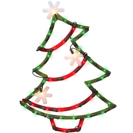 IG Design Green/Red Christmas Tree Indoor Christmas Decor