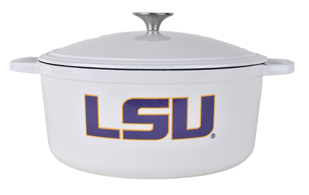 LSU National Championship Dutch Oven 6.5 qt cast iron pot