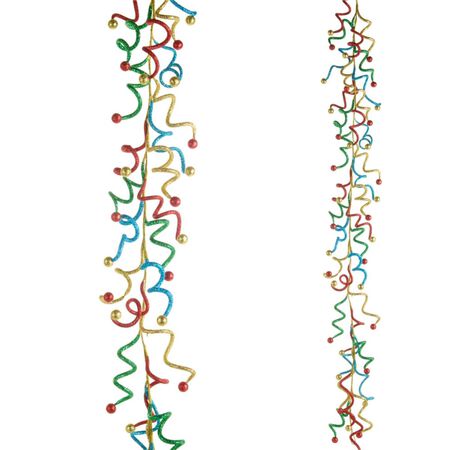 Raz 5 in. Multicolor Swirl Garland