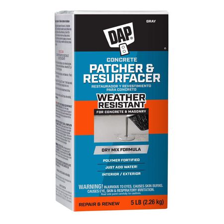 DAP Dry Mix Concrete Resurfacer 5 lb Gray