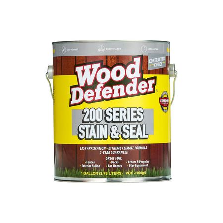 Wood Defender Charcoal Grey Semi-Transparent Stain & Sealer 1Gallon