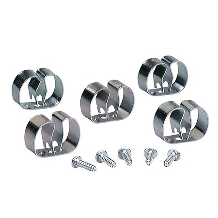 Crawford Silver Steel Grip Clip For 4 5 Pack