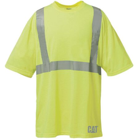 Caterpillar Men's Hi Vis Short Sleeve Tee - Hi Vis Yellow