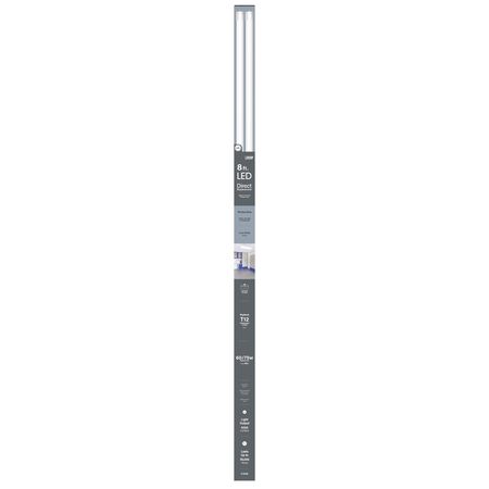 Feit T12 Cool White 96 in. 1-Pin T12 LED Linear Lamp 60/75 Watt Equivalence 2 pk