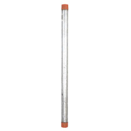 B&K Mueller 1 in. D X 24 in. L Galvanized Steel Pre-Cut Pipe