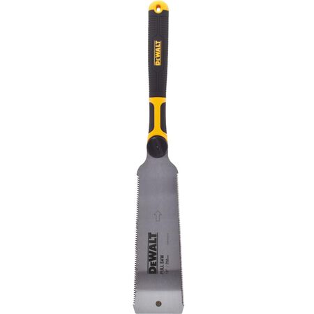 DeWalt 10 in. High Carbon Steel Double Edge Pull Saw 7/14 TPI Flush Cut 1 pc