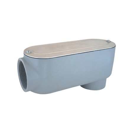 Sigma Engineered Solutions ProConnex 2 in. D Die-Cast Aluminum Conduit Body For Rigid 1 pk