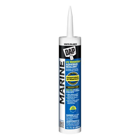 DAP Marine UV Resistant Adhesive Sealant White 10.1 fl oz.