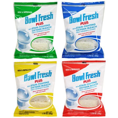 Bowl Fresh Clean Scent Toilet Deodorizer and Cleaner 1.76 oz Tablet