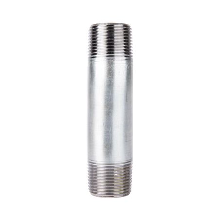 STZ Industries 1-1/2 in. MIP each X 1-1/2 in. D MIP Galvanized Steel 5 in. L Nipple